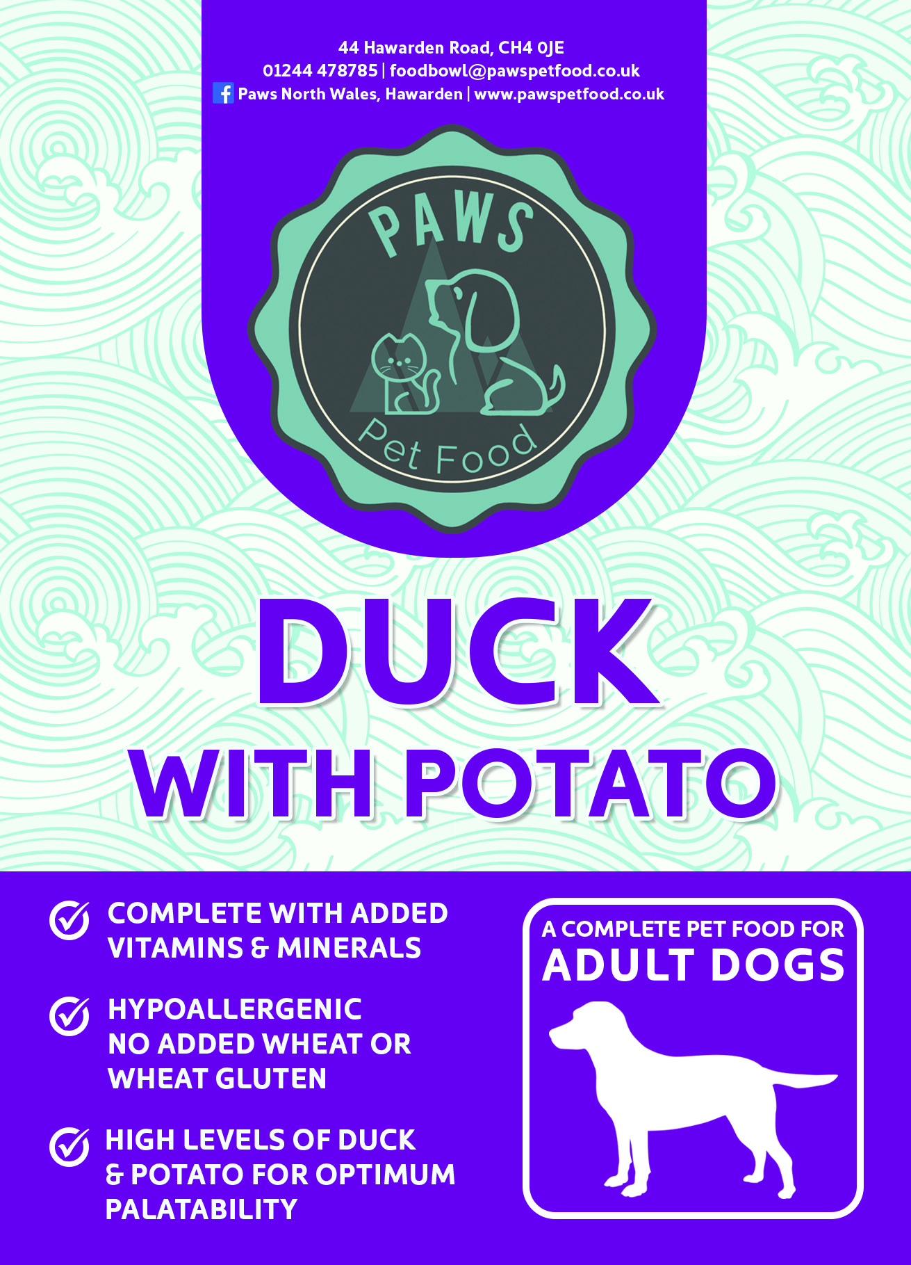 Super Premium Duck and Potato for Adult Dogs