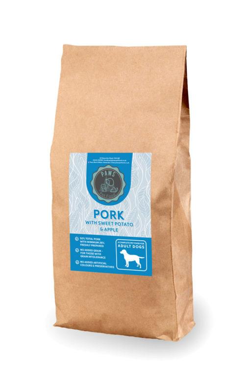 Pork with Sweet Potato and Apple for Adult Dogs