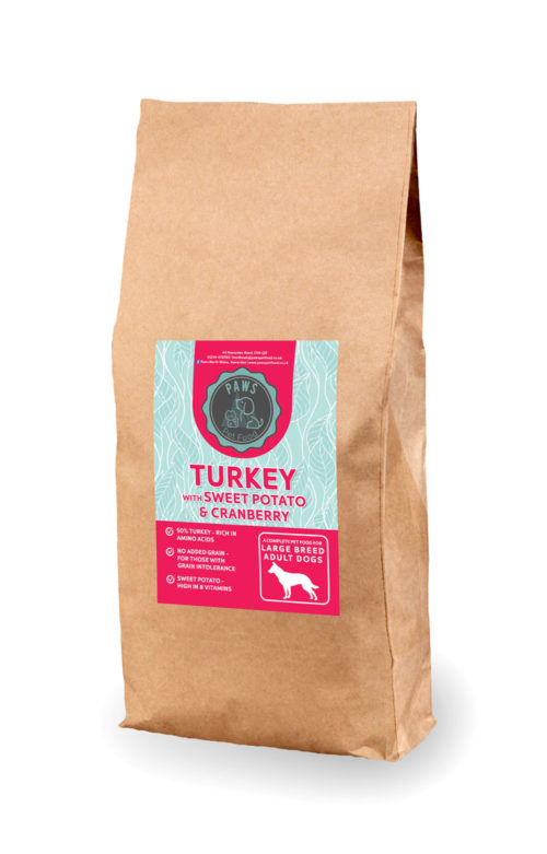 Grain Free Turkey Sweet Potato and Cranberry for Large Breed Adult Dogs