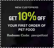 10 percent off dog food coupon promotion sale