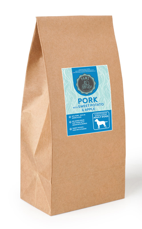 Working Dog Grain Free Pork with Sweet Potato and Apple for Adult Dogs