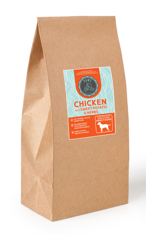 Working Dog Grain Free Chicken with Sweet Potato and Herbs for Adult dogs