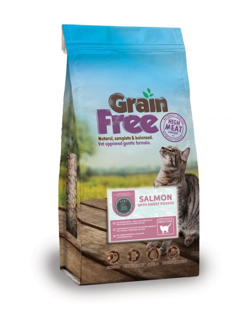 Grain Free Salmon with Sweet Potato Adult Cat Food