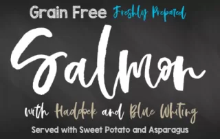 Your Grain Free Salmon, Haddock & Blue Whiting recipe offers many nutritious benefits.