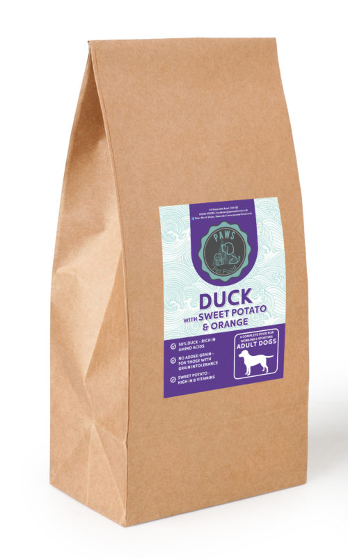 Working Dog Grain Free Duck with Sweet Potato and Orange for Adult Dogs