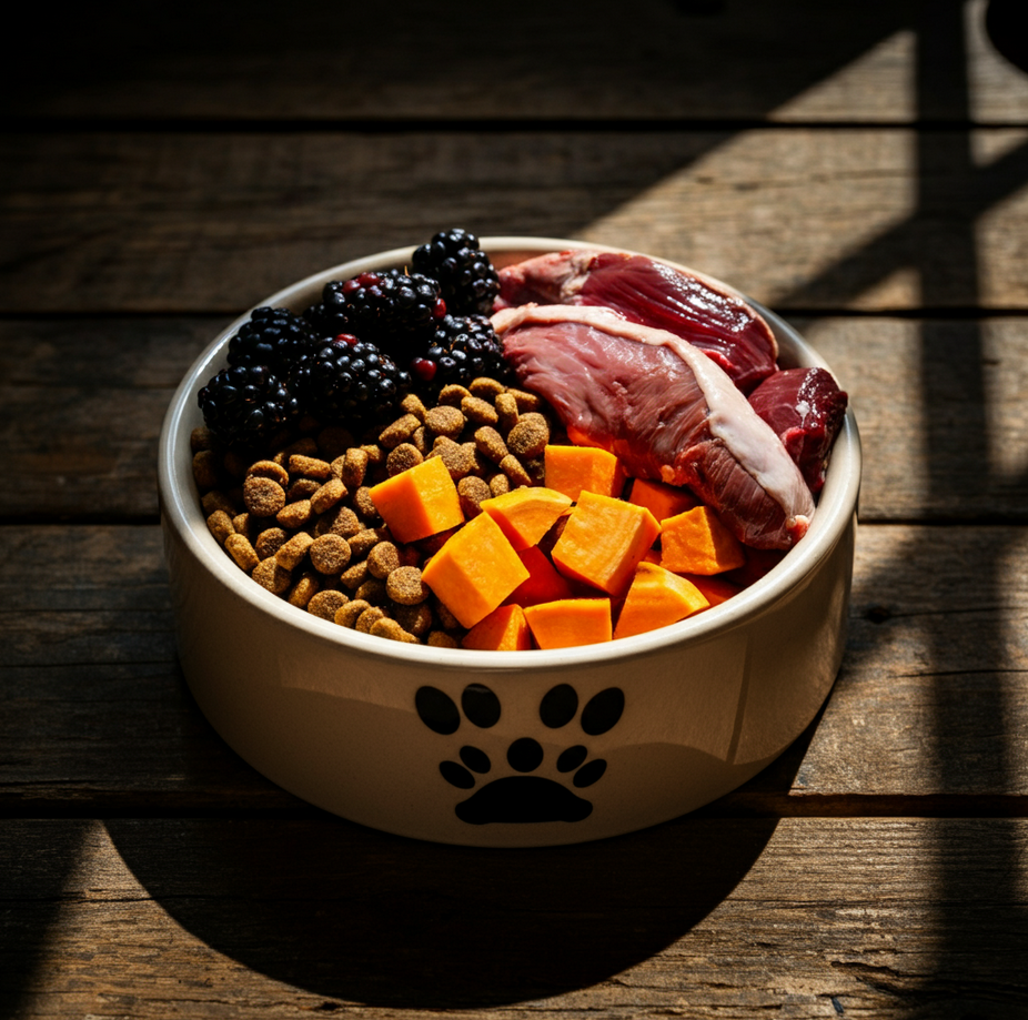 Paws Pet Food Grain Free Rabbit, Sweet Potato & Blackberry Dog Food - Perfect for High-Energy Dogs