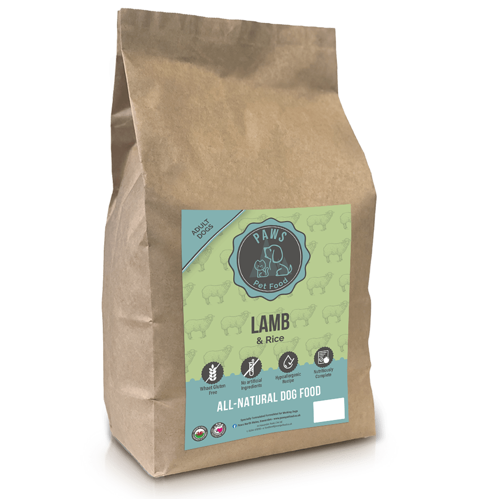 Wheat Gluten Free Lamb & Rice Performance Single Source Protein Adult Dog Food Kibble Biscuits *Made in Wales*