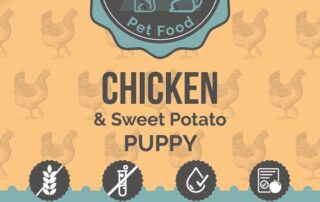 Grain Free Chicken & Sweet Potato Puppy Dog Food Kibble Biscuits 2kg 12kg *Made in Wales*