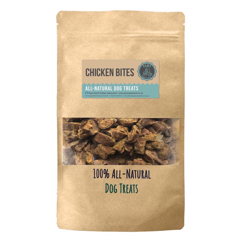 70% Chicken Sausage Bites 100% All Natural Dog Treats *Made in Wales* 150g 5kg