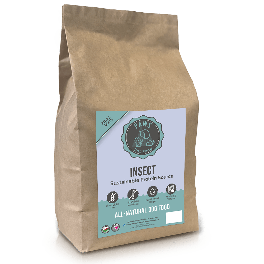 Insect based Complete Sustainable Protein Source Dog Food *Made in Wales* 2kg 12kg