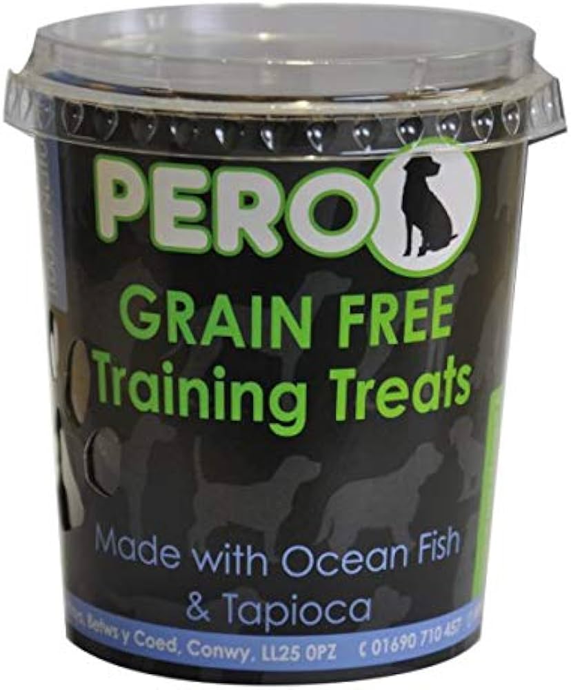 Pero Grain Free Training Treats - Made with Ocean Fish & Tapioca 6 x 190G
